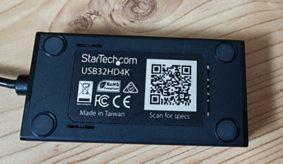 StarTech USB HDMI Adapter USB32HD4K
