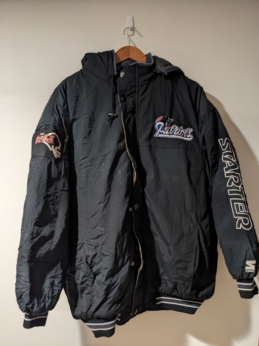 Old School Patriots Jacke Vintage 90s New England Patriots Black X