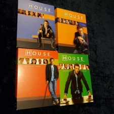 "House" M.D. TV Series DVD Seasons: 1-2-3-4  Provocative Medical Drama CSI Style