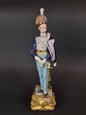 SCULTURA PORCELLANA CAPODIMONTE "SOLDATO" BRUNO MERLI SEC.XX