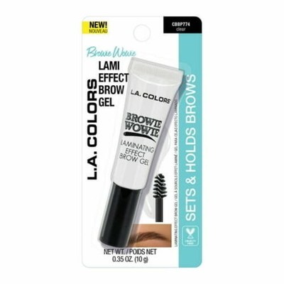 2 PACK L.A. COLORS Browie Wowie Perfecting & Flexiable & Laminating Brow Gel