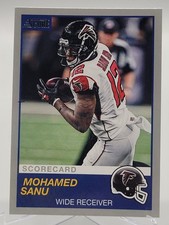 2019 SCORE MOHAMED SANU SCORECARD FOOTBALL CARD FALCONS NFL 249 panini