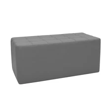 Tufted Rectangle Accent Ottoman Bench; Beautifully Upholstered Furniture for Mod