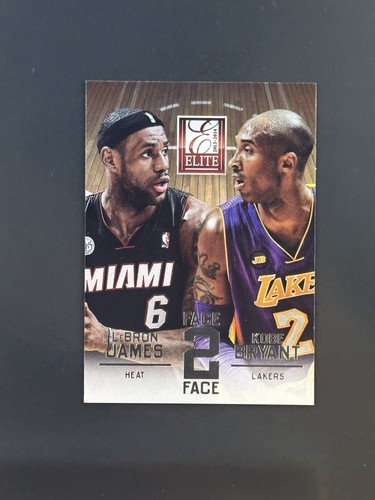 2013-14 Panini Elite Face 2 Face #2 Kobe Bryant Lebron James Lakers Heat