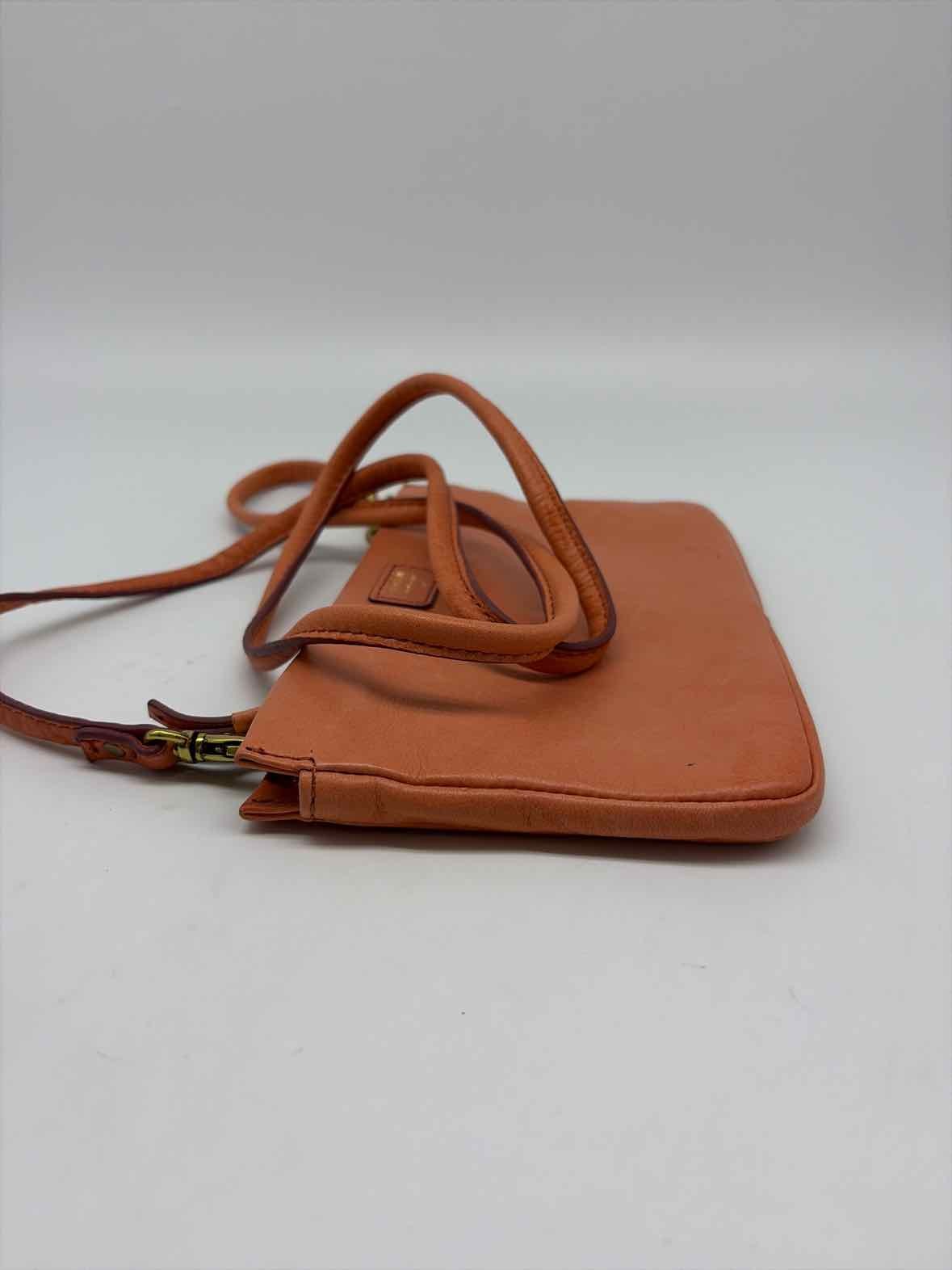 Fossil Orange Leather Crossbody — image 11