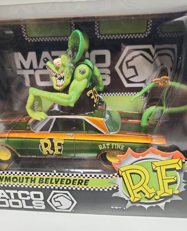 Rat Fink Matco Tools 1964 Plymouth Belvedere 1:24 Die cast Car New