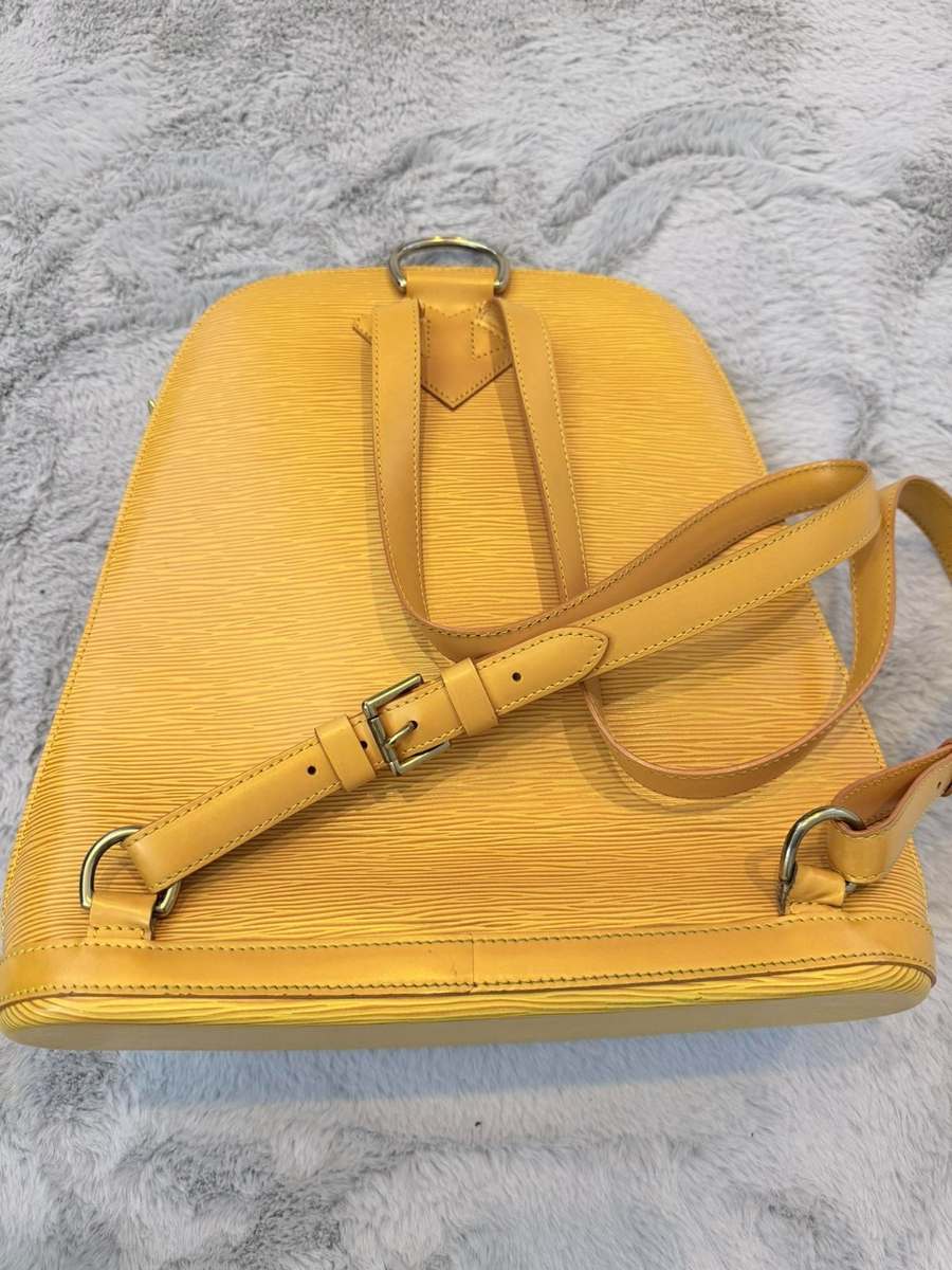 Authentic Louis Vuitton Backpack Epi Leather Tassil Yellow | eBay
