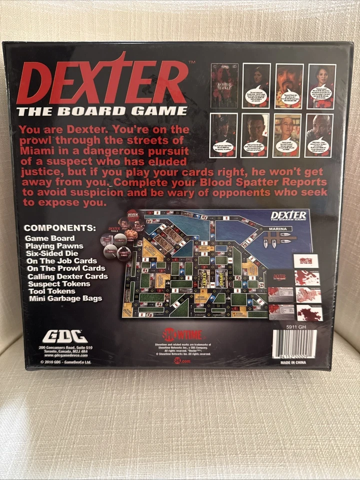 Dexter 2010 The Board Game Showtime TV Series Brand New Sealed! Fast Ship! - Image 2 of 2