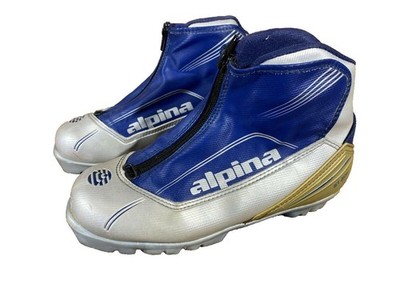 Alpina ST20JR Nordic Cross Country Ski Boots Size EU38 US6 for NNN 3157