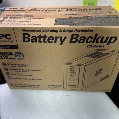 APC Back-UPS BK350 350VA 210W 6 Outlets UPS (UP TO 4)