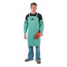 Mcr Safety 39136 Welding Apron, Cotton, 9 Oz, 42 In Length, Green, 24 X 36 In