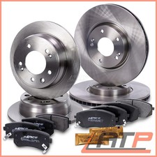 DISCHI FRENO + PASTIGLIE ANTERIORI POSTERIORI ADATTI PER KIA SPORTAGE SL 10- 1.6-2.0