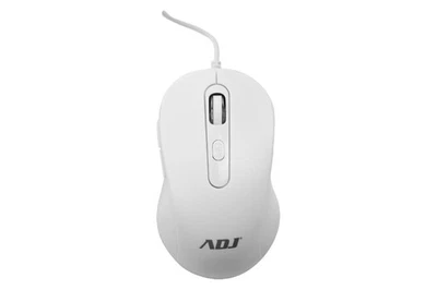Evo Pure 6D Mouse Usb Ottico 1000 DPI 6 Tasti Plug&Play Bianco 510-00047 ADJ