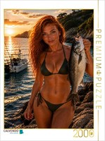 Calvendo Puzzle The Woman By The Sea | 2000 Pieces, Finished Size 35.4 × 26.4 In