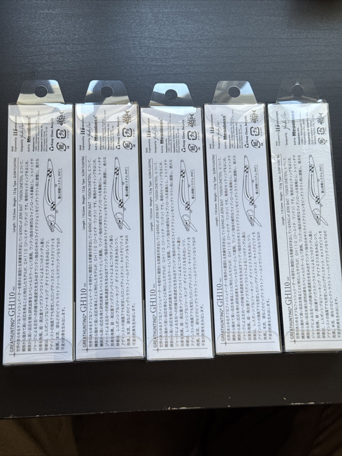 Lot of New 5 - Megabass Great Hunting 110 -  Oneten Jerkbaits - JDM Lures - Image 20