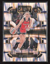 2024 Panini Select WNBA #57 Julie Vanloo Prizms Silver Flash Washington Mystics