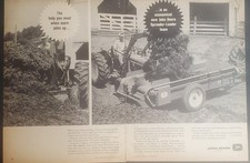 Vintage 1960's John Deere Loader Spreader The Help You Need When Work Piles Up