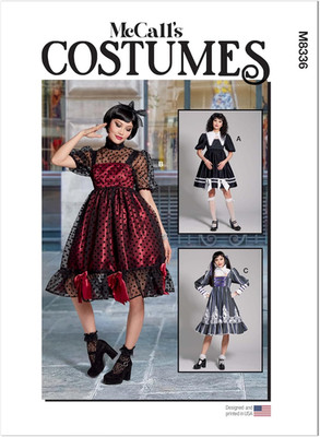 Misses' Costumes Sewing Pattern Kit, Design Code M8336, Sizes 14-16-18-20-22
