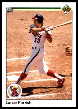 Lance Parrish 1990 Upper Deck #674 California Angels MLB READ FREE SHIP