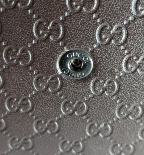 GUCCI Brillenetui - dunkelbraun Dreiecksfaltung - Bild 4 von 16