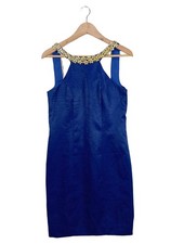 EDRESSIT Minikleid Damen Kleid Gr. DE 40 blau Elegant