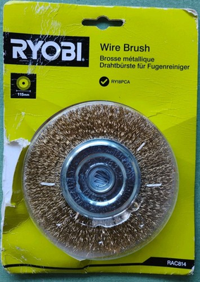 #ad Ryobi RAC814 Wire Brush For Patio Cleaner Replacement Damaged Packaging $26.97