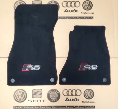 Original Audi RS floor mats RS4 F4 B9 RS5 RHD carpet mats right hand drive A4 A5