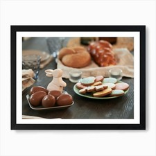 Easter Bunny 78 Art Print Framed Wall Art Poster Canvas Print Picture