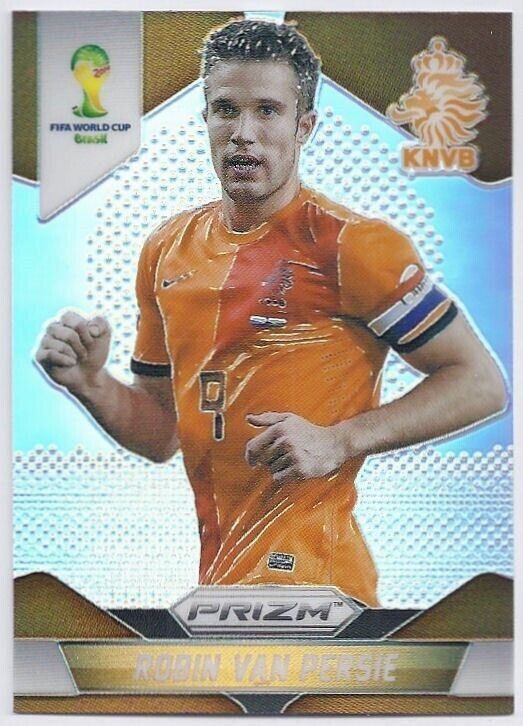 2014 Panini Prizm FIFA World Cup Silver Parallel ROBIN VAN PERSIE 35 Netherlands
