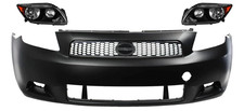 Front Bumper Cover Fascia Headlight Assembly Pair Kit For 2005-2010 Scion Tc