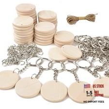 30Pcs Natural Wood Slices - 1.5 Inch Unfinished Wood Sign - Unfinished