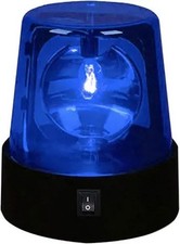 3inch Rotating Flashing Beacon Party Lamp Strobe Light Disco Ball Color: Blue