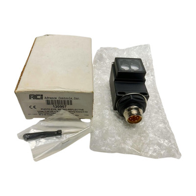 ACI RP74-L9140R-CY6Q5LN-T Photo Eye Retro-Reflective, 12-240V or 24-240V, 120907