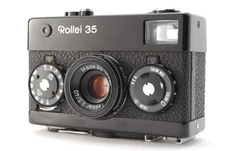 【N MINT+++ Meter Works】Rollei 35  Black 35mm Film Camera Tessar 40mm f/3.5 Lens