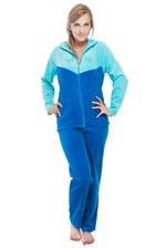 Merry Style Damen Velours Freizeitanzug Hausanzug Trainingsanzug Jogginganzug