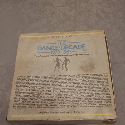 Dance Decade 1973 - 1984 limited edition vinyl box set 14 double sided LPs 