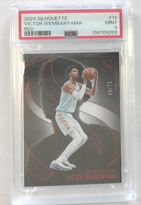 2024-25 Panini Silhouette - Victor Wembanyama, Victor Wembanyama #14 Red /75