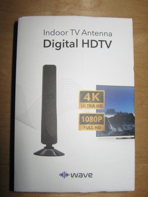 Indoor TV Antenne Digital HDTV 4K ULTRA HD 1080P von wave in Original Verpackung