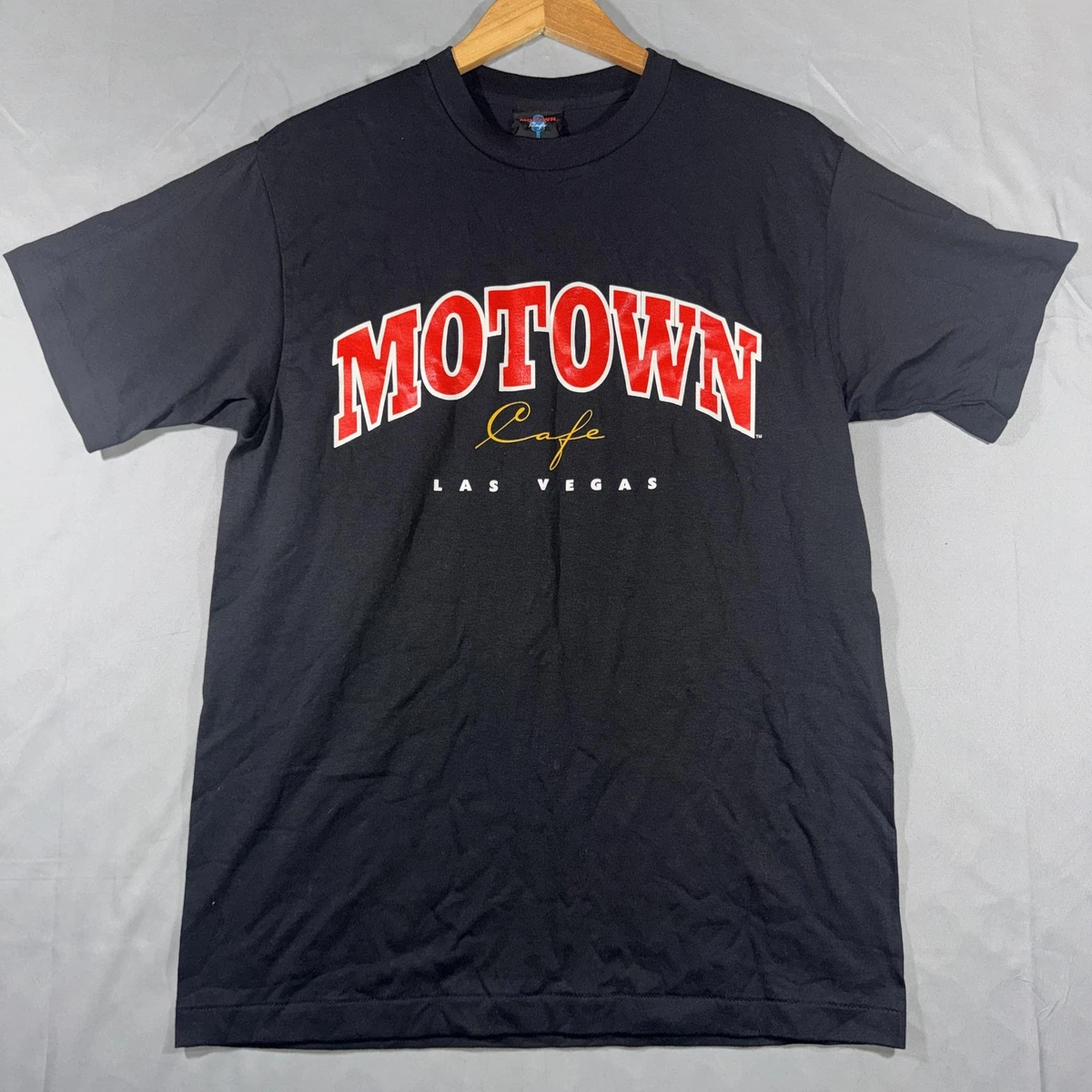 M1387 Vintage 1980's モータウン MOTOWN Tシャツ 80's モータウン ライブTシャツ テンプテーションズ ブラック