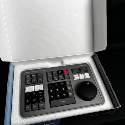 Blackmagic Design DaVinci Resolve Speed Editor Keyboard Only Controller Mint Box