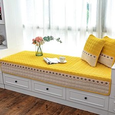 JeogYong Bay Window Cushion Seat Indoor, Farmhouse Window Seat Cushions Indoo...