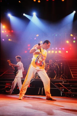 Diapositive Originale De Freddie Mercury 35Mm Promotion Années 1980 - Photo 1/4