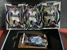 J.C. Latham 2024 Select RC Lot-Zebra (SSP) - White /199- Silver Die Cut - Titans