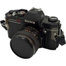 Konica Autoreflex TC 35mm SLR Camera with Hexanon AR 50mm f1.7 Lens Vintage Used