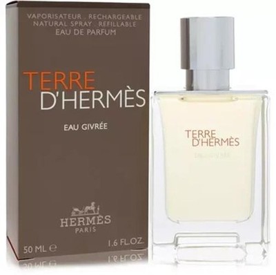 Hermes Terre D�Hermes Eau Givr�e EDP 1.6 oz /50 ml Refillable Spray Men Cologne