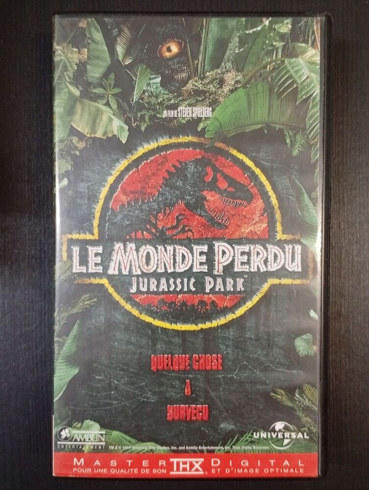 VHS - Jurassic Park: Something Survived | Spielberg Steven | Good Condition