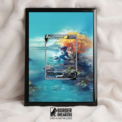Hisuian Samurott V GG51/G Pokémon Extended Art Frame - Crown Zenith - 5x7 Frame