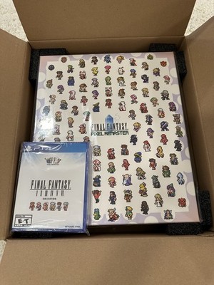 Final Fantasy Pixel Remaster Sealed 1st Print PlayStation PS4 New Collector Box