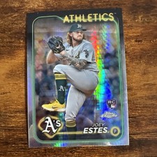 2024 Topps Chrome Update #USC86 Joey Estes Prism Refractors