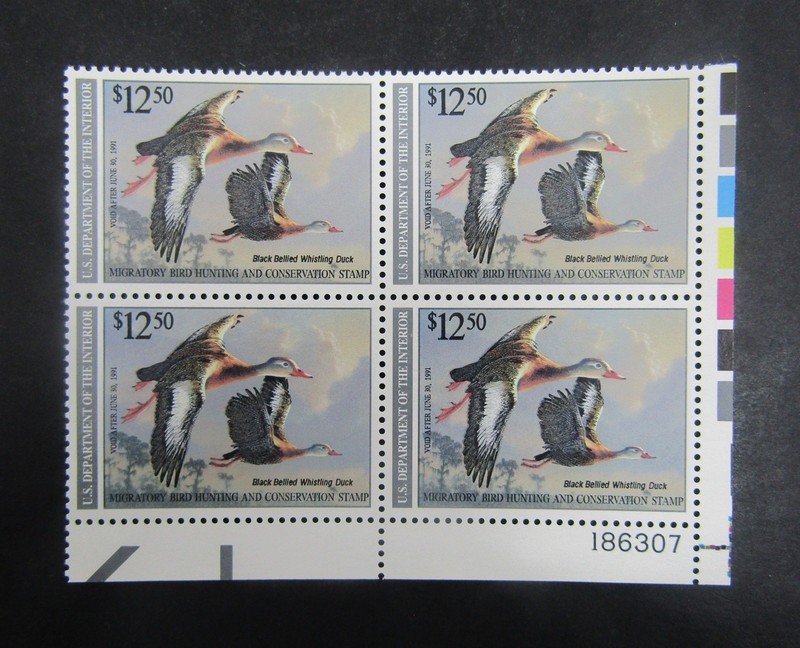 nystamps US Duck Plate Block Stamp # RW57 Mint OG NH P #   L24x3448